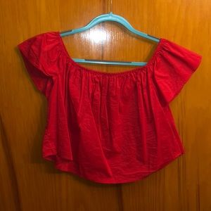 Red forever 21 top